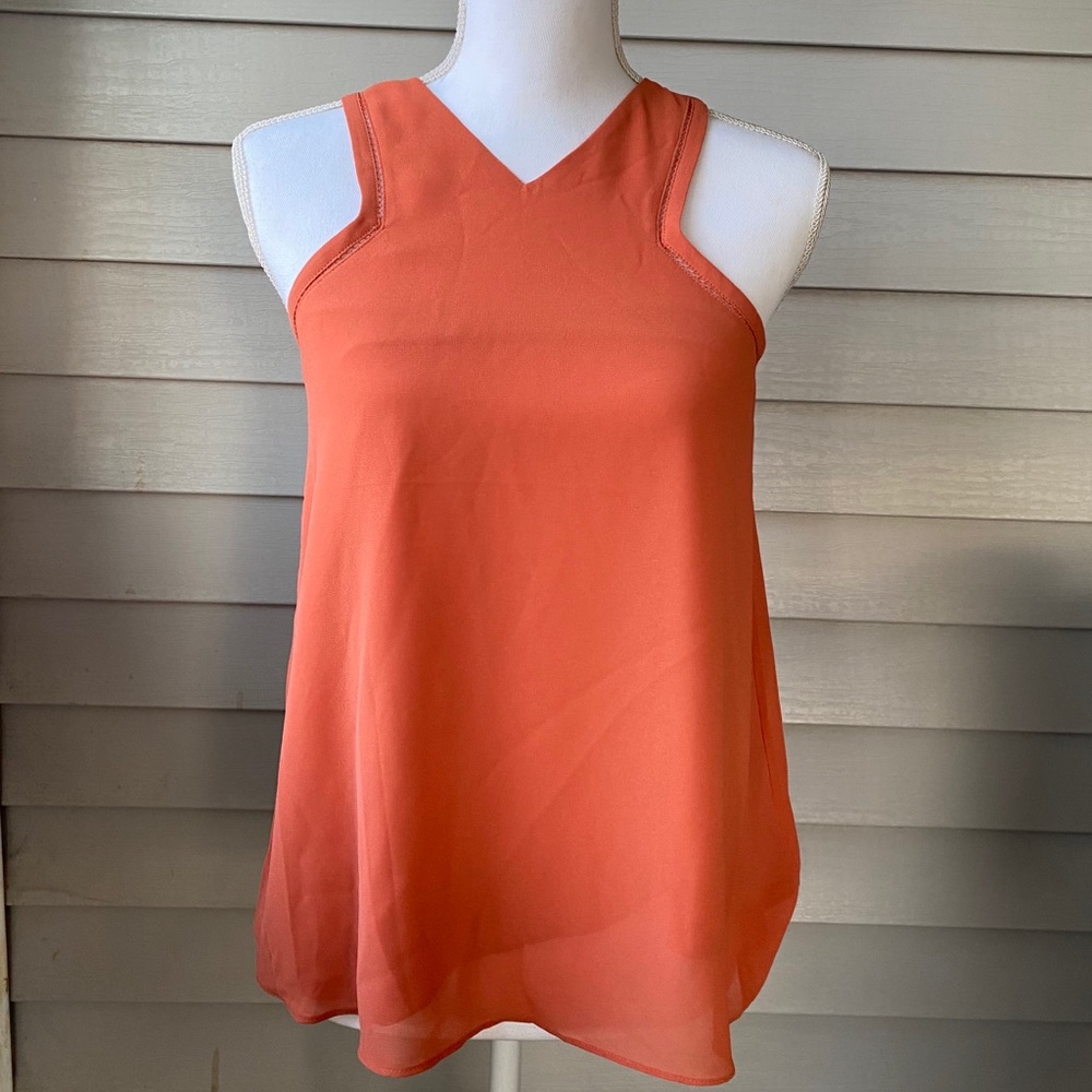 🔸Naked Zebra NWT Tank Blouse S Rust 🔸